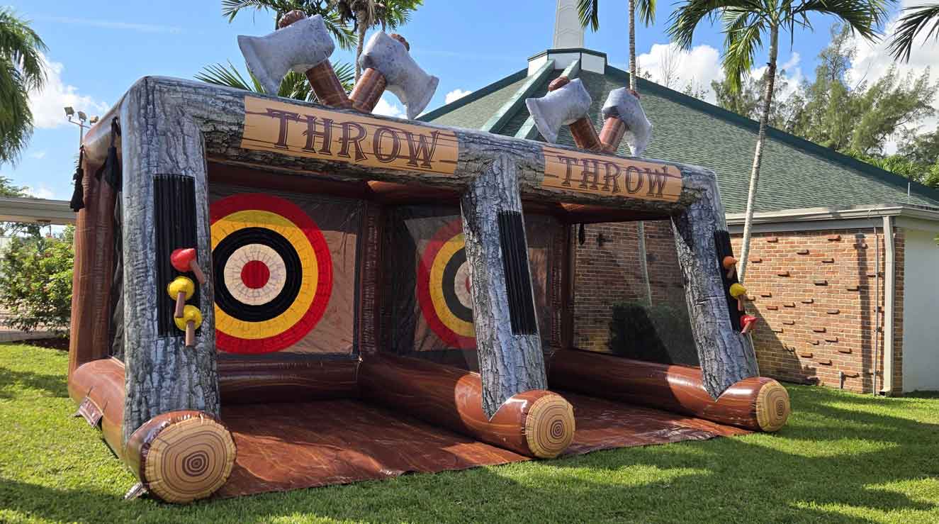 Axe Throwing - Carnival Game Rental
