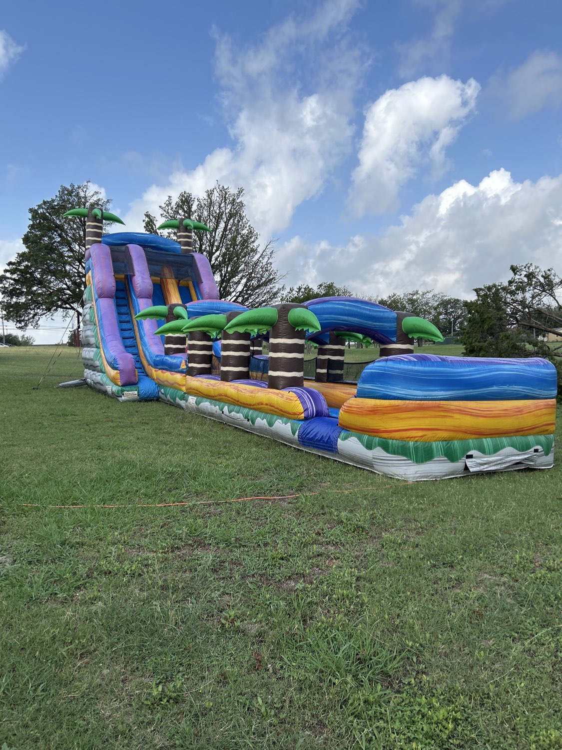 22ft Purple Crush Double Lane W/Slip N Slide Rental | We Bring The