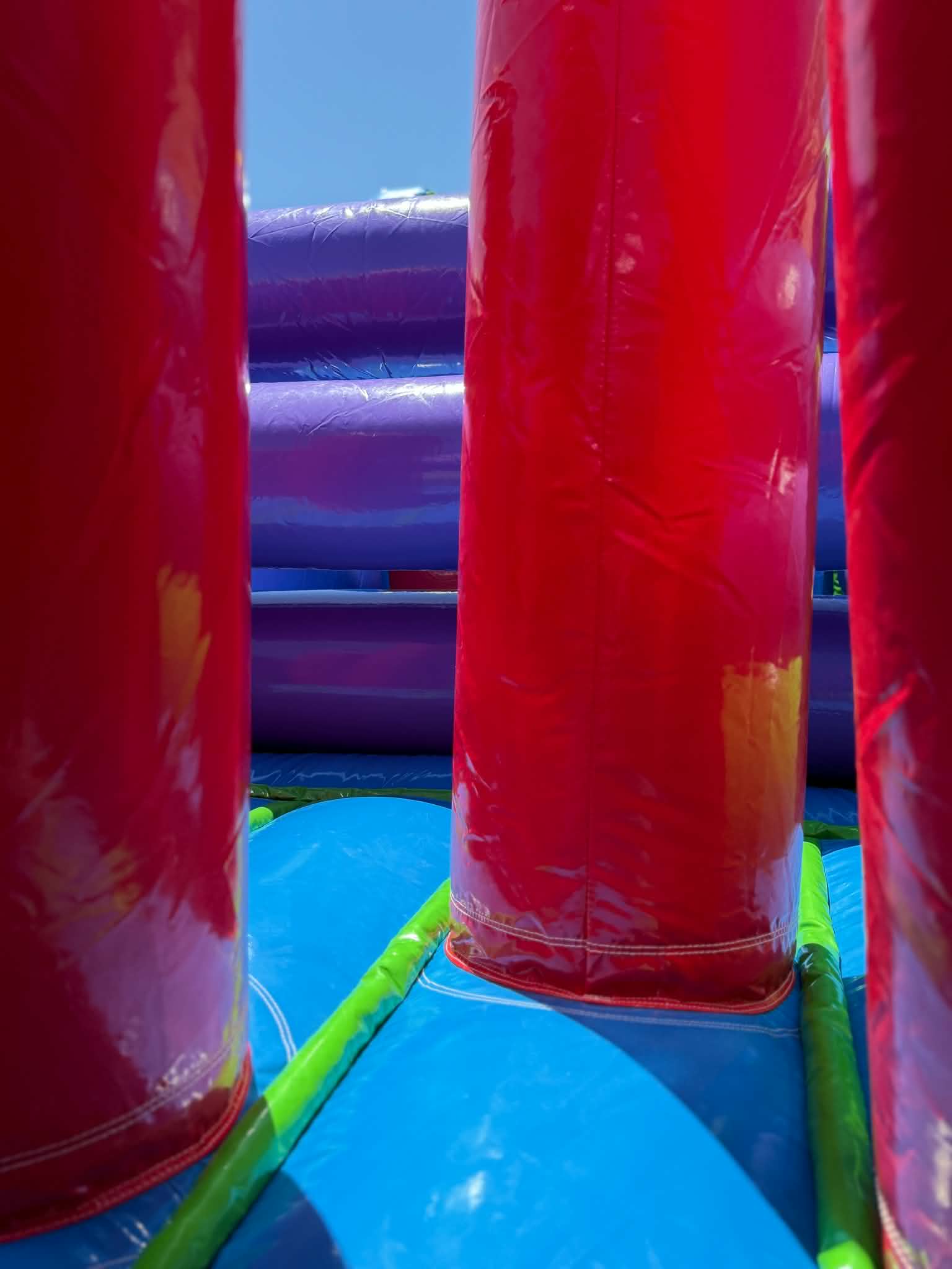 Continuation of the first popup obstacle section inside the 40 foot obstacle course
