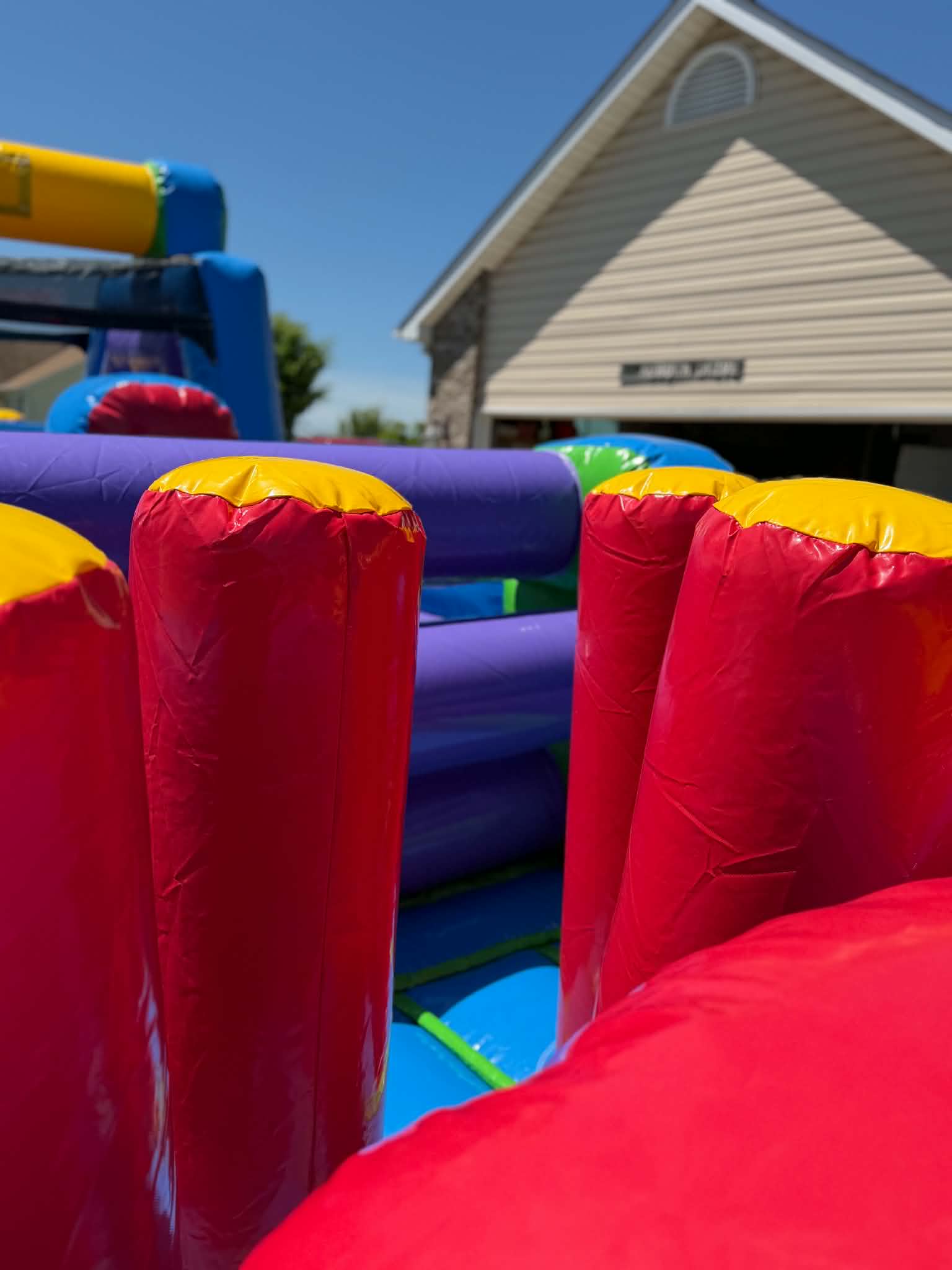 Second set of popups leading to the rock climbing wall section