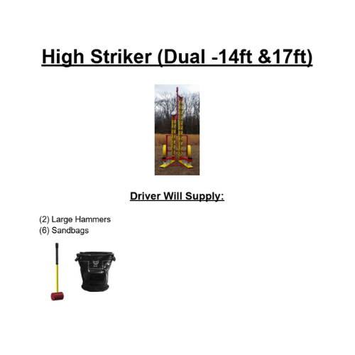 High Striker (Dual - 17ft & 14ft)