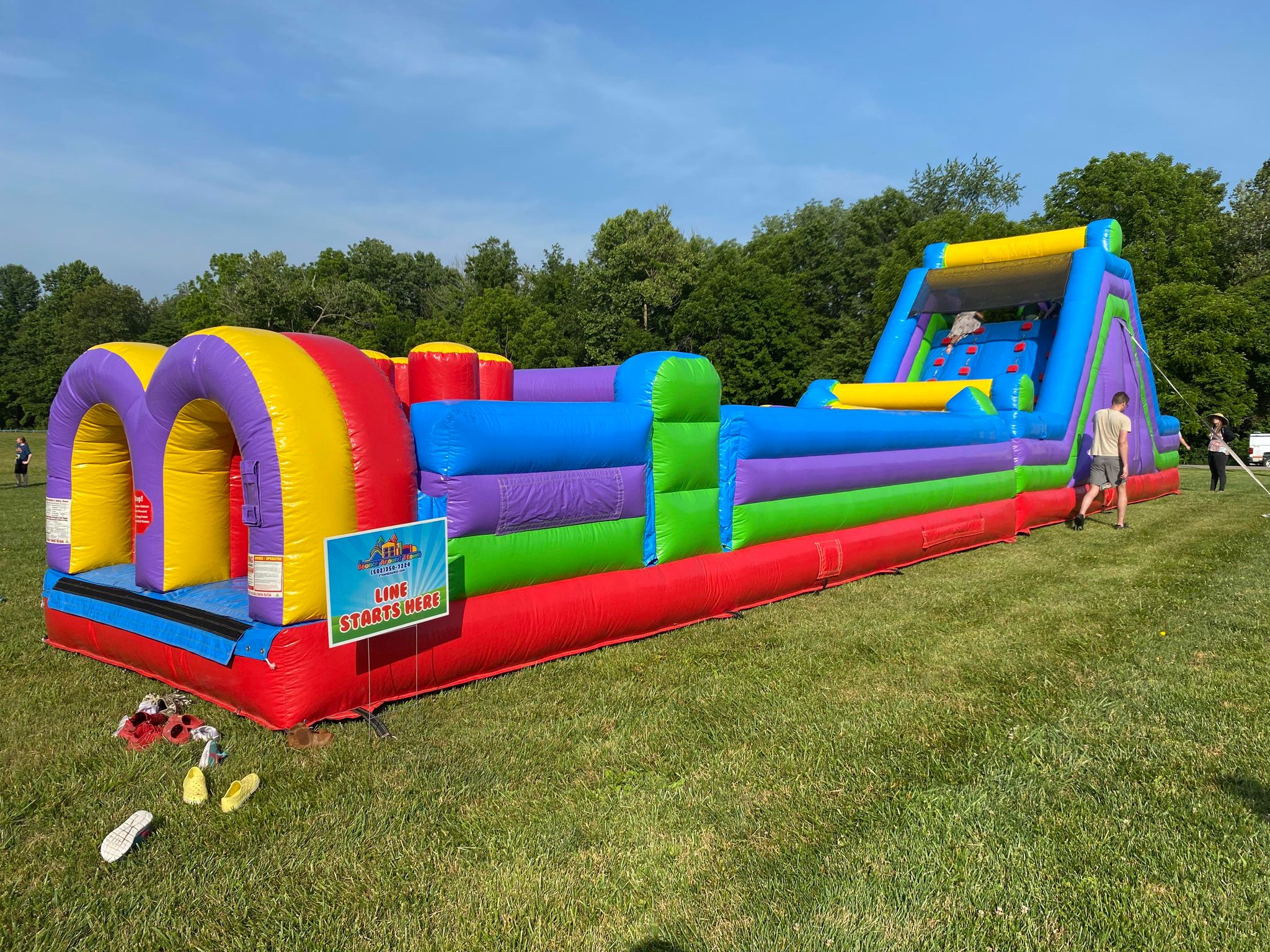 60ft Obstacle Course | Bounce Around Etown