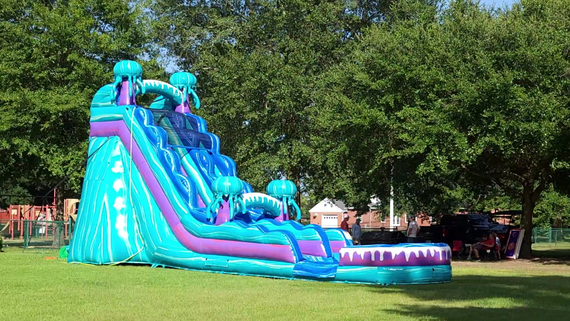 20FT Electric Jelly Fish Slide W/ Pool | Bouncer World SC | Sumter, SC