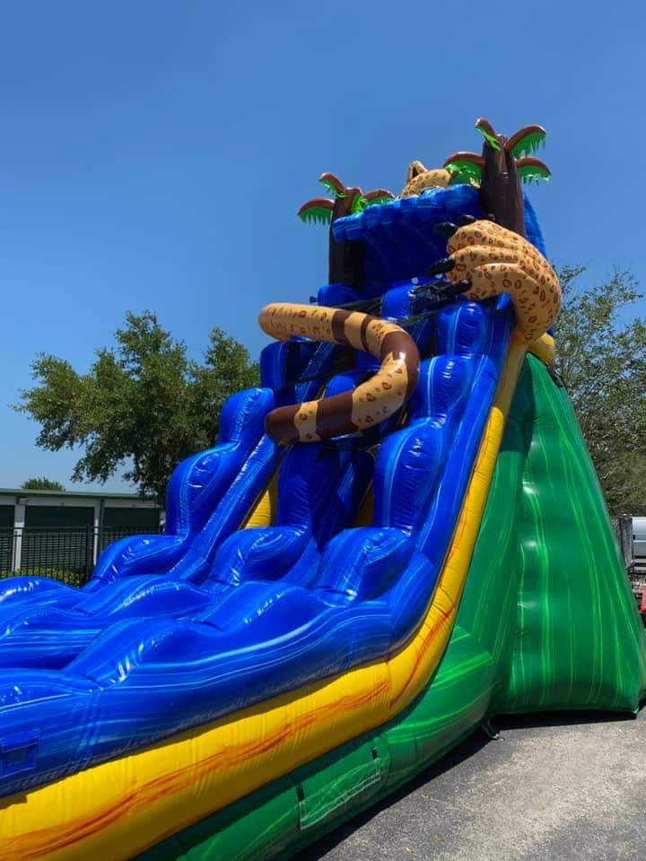 20FT JAGUAR SLIDE W/ POOL