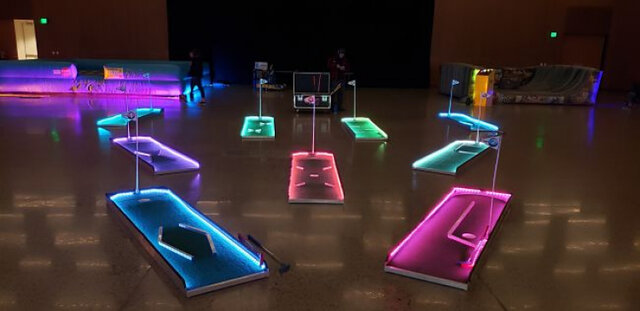 3 Hole LED Mini Golf