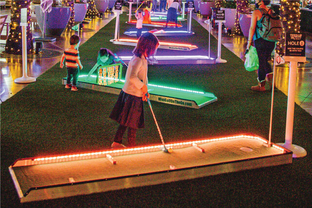 3 Hole LED Mini Golf