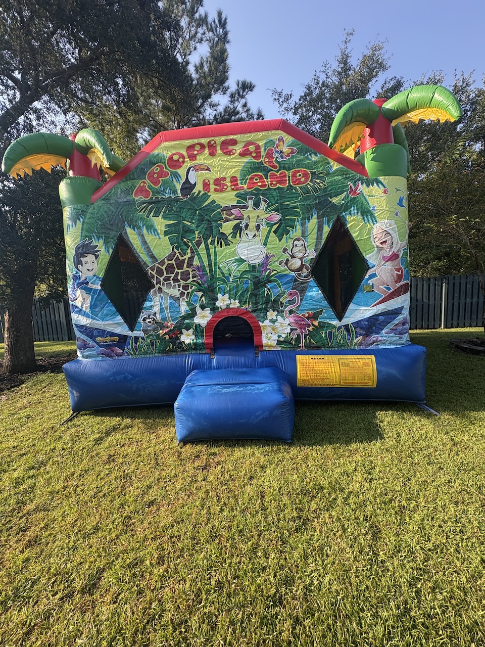Tropical Bounce House | Savannah, GA | CJ's Event Rentals