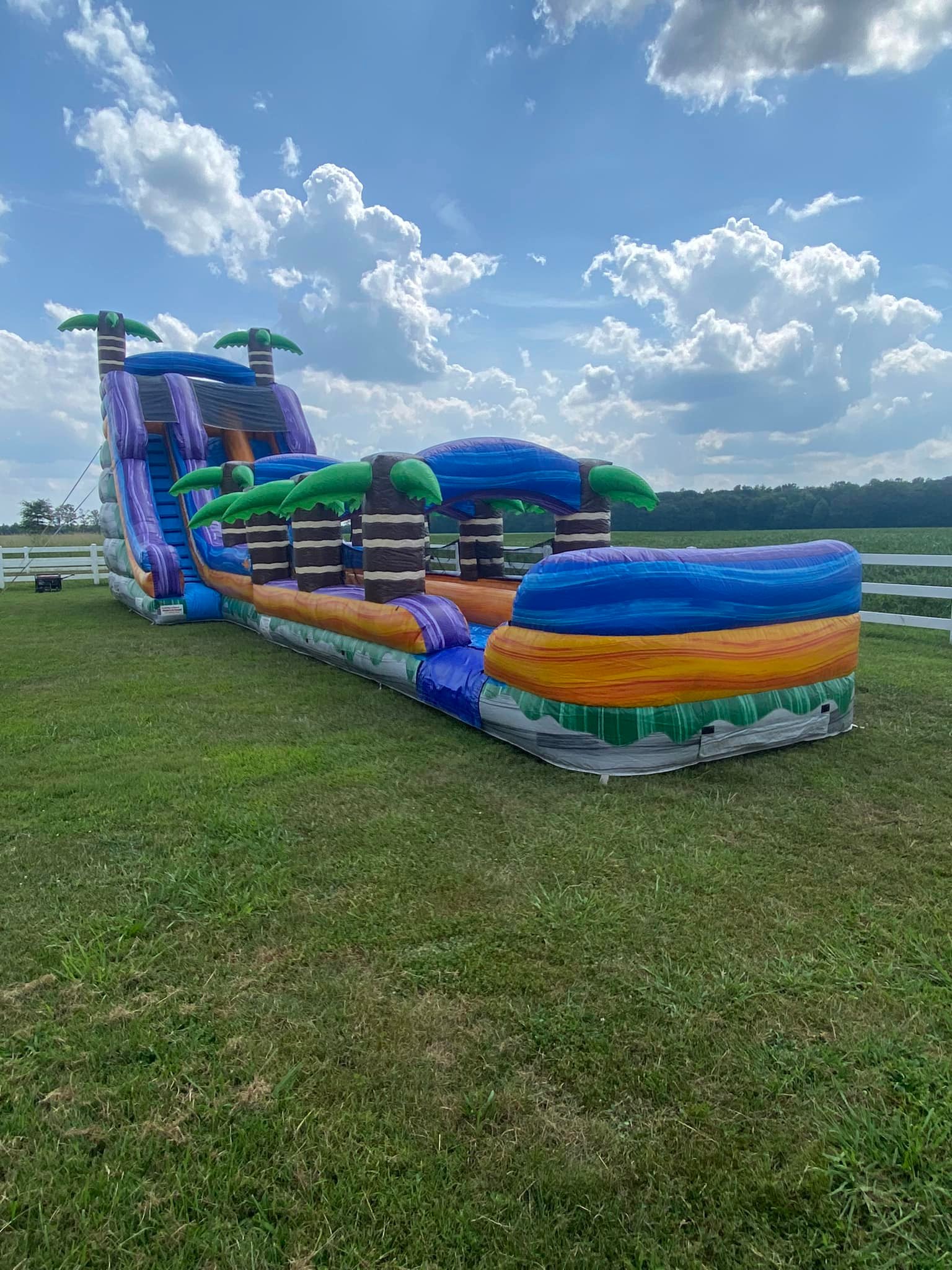 22ft Cowabunga Dual Lane Slide with SNS - Coastal
