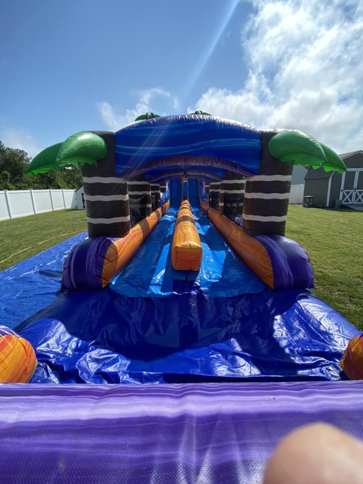 22ft Cowabunga Dual Lane Slide with SNS - Coastal