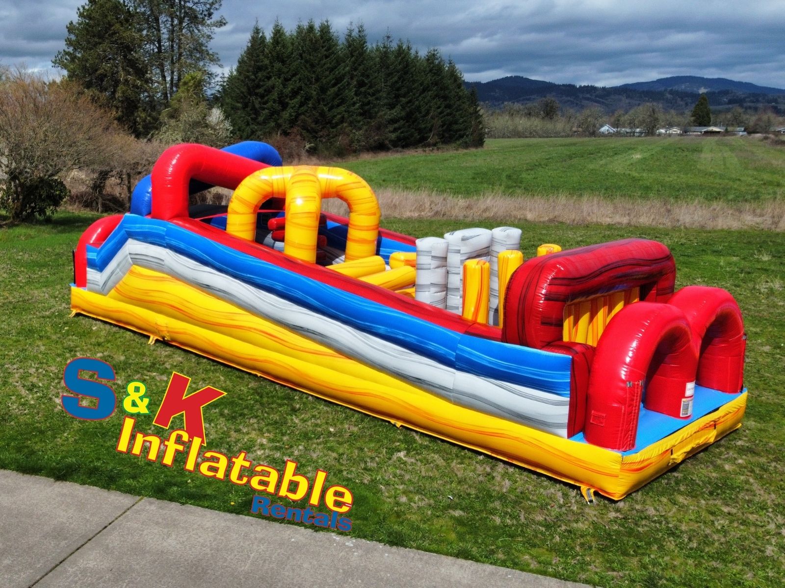 35' Fire and Ice Obstacle Course