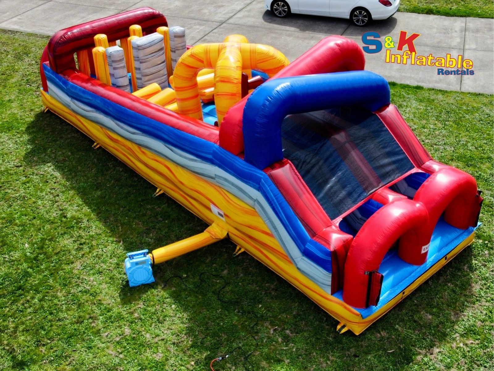 35' Fire and Ice Obstacle Course