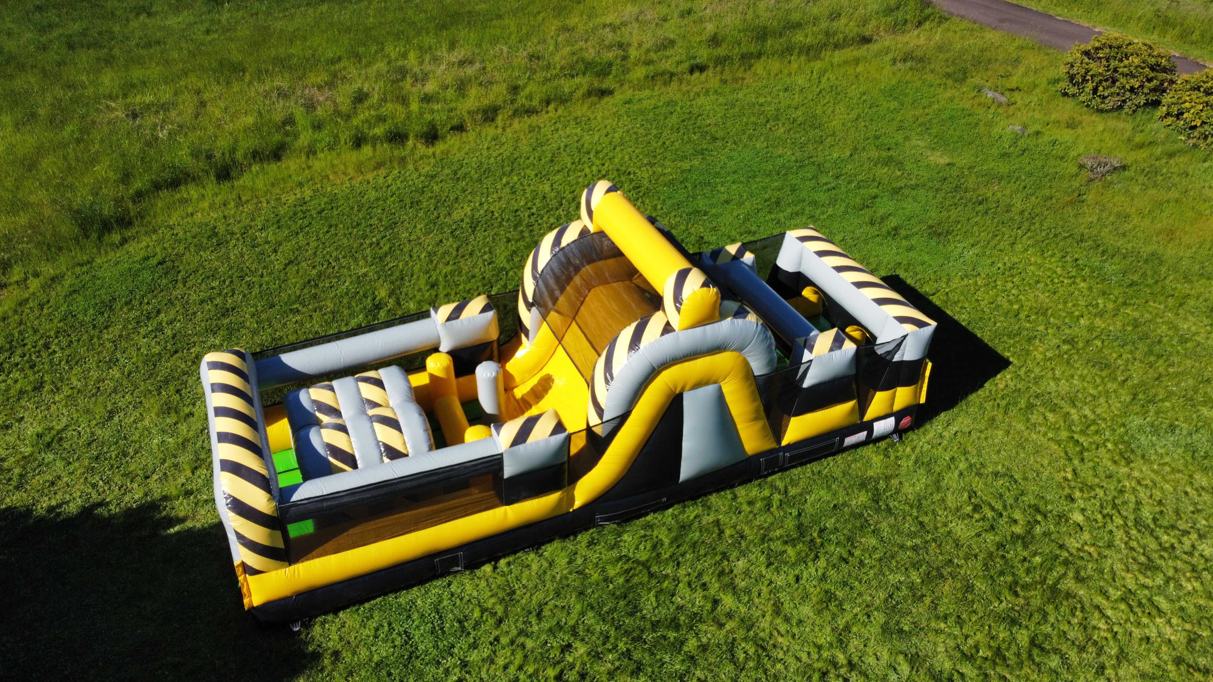 30' Toxic Venom Obstacle Course Bounce House Rental