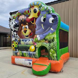 Jungle Mini Bounce House