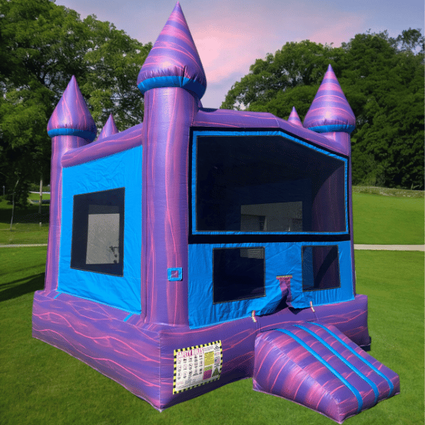 Cotton Candy Marble Bounce House