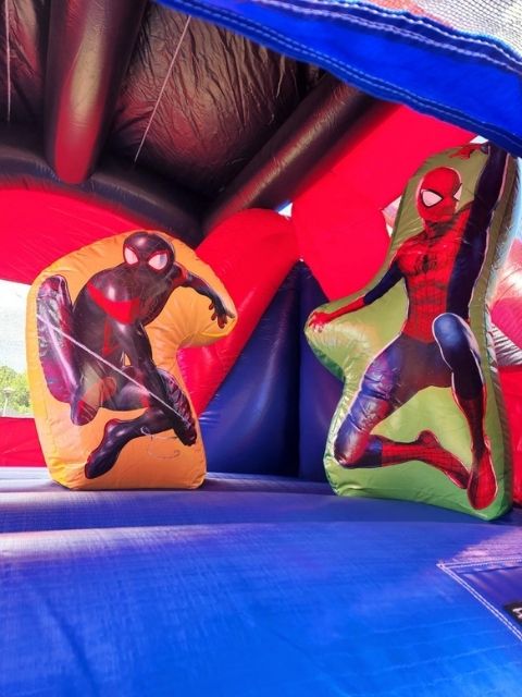 Spider-Man Combo Wet | Superhero Inflatable Water Slide & Bounce