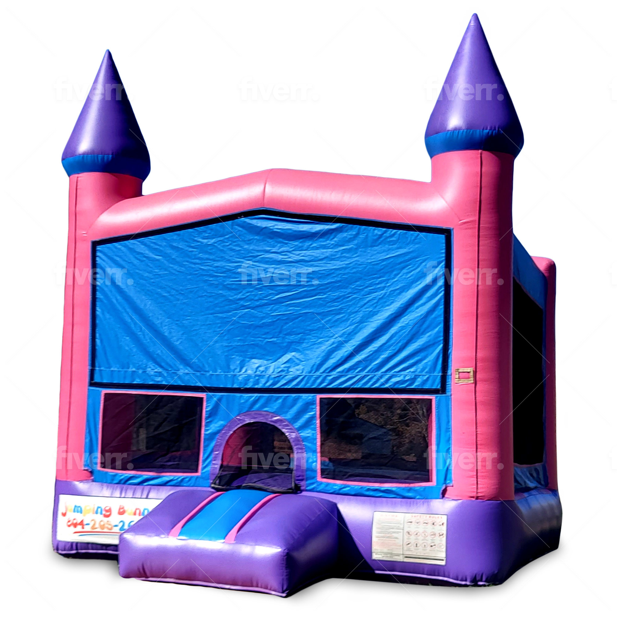 Pink Castle | Jumping Bunny Party Rentals | Richmond, VA