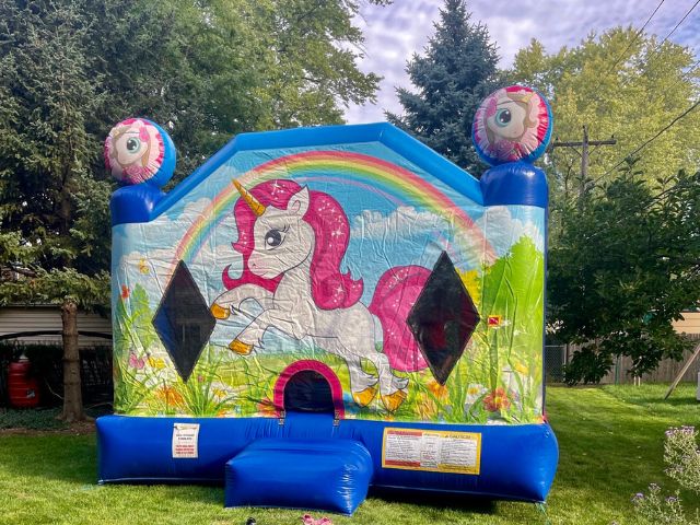 Unicorn Bounce House Rental Bounce Houses R Us Chicago IL