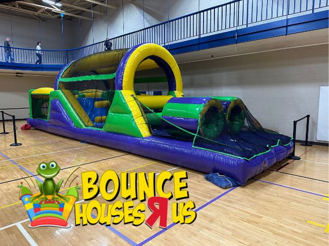 Obstacle Course Adult Bounce Houses For Sale Commercial PVC Giant