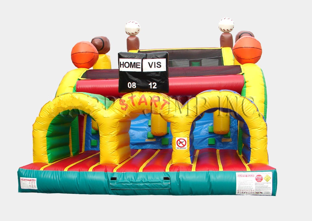3 Lane Mega Thrill Sport Obstacle Course rentals in Little Falls