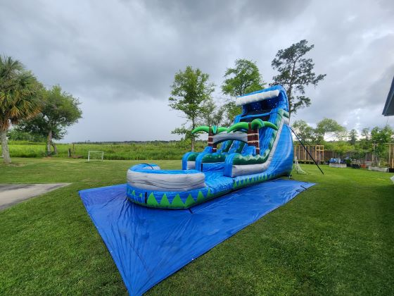 18 Blue Crush Tsunami Sigle Lane Water Slide