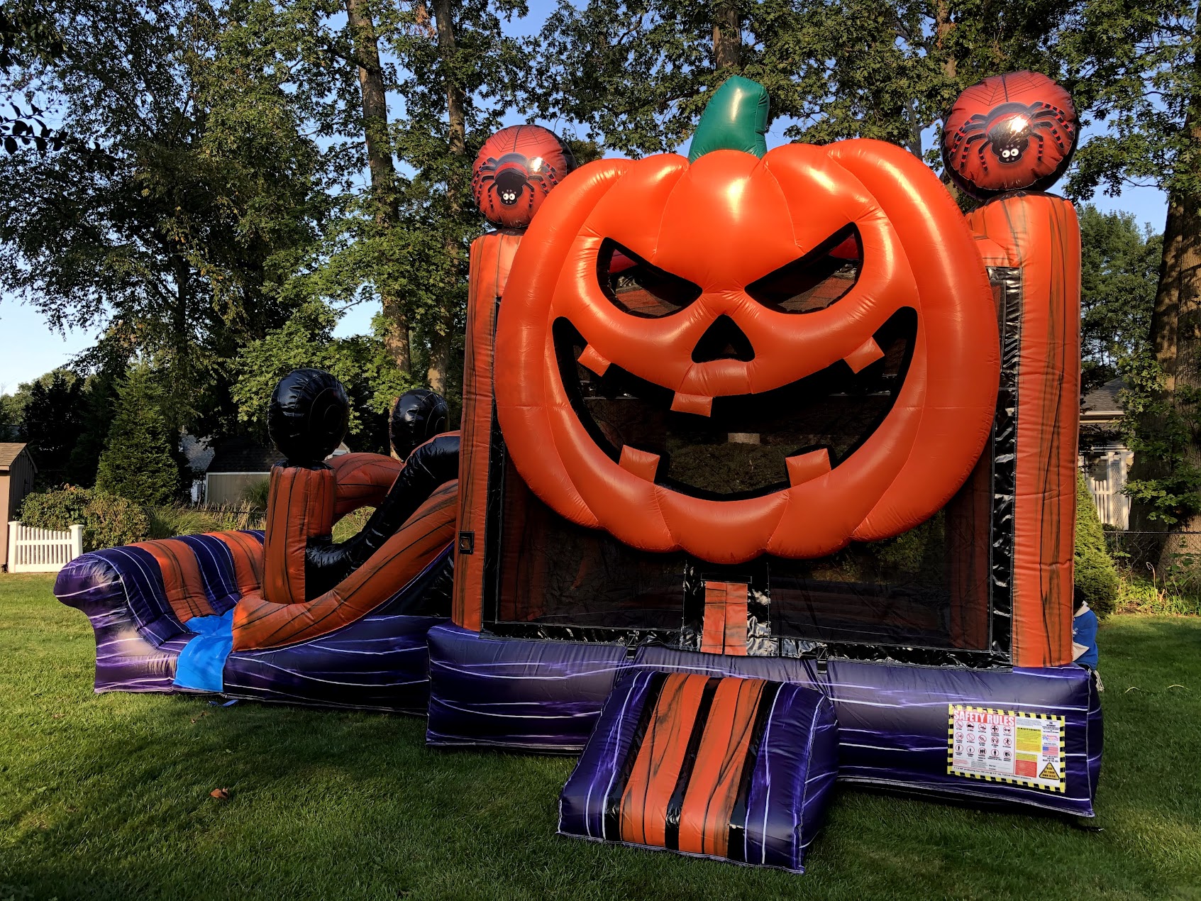 Jack O Lantern Combo Bounce House Rentals