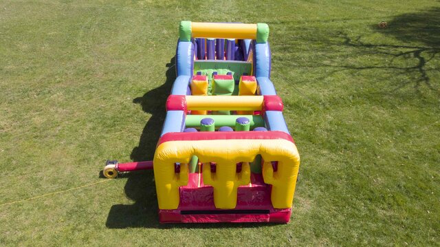 40' Fun Run Obstacle Course at event