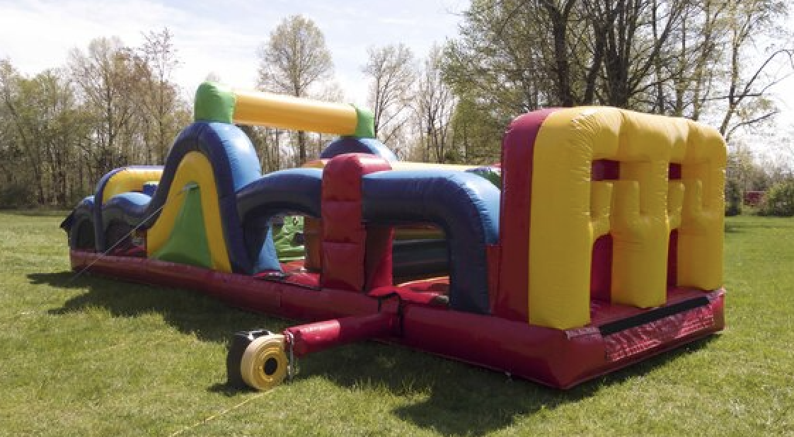 40' Fun Run Obstacle Course pop-up obstacles