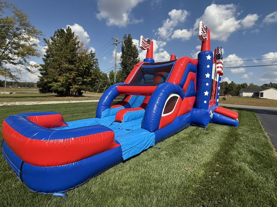 Patriot Plunge double lane slide view