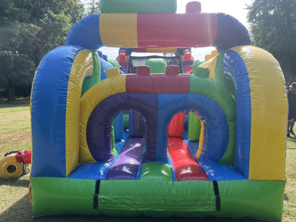 40' Block Party Obstacle Course entrance