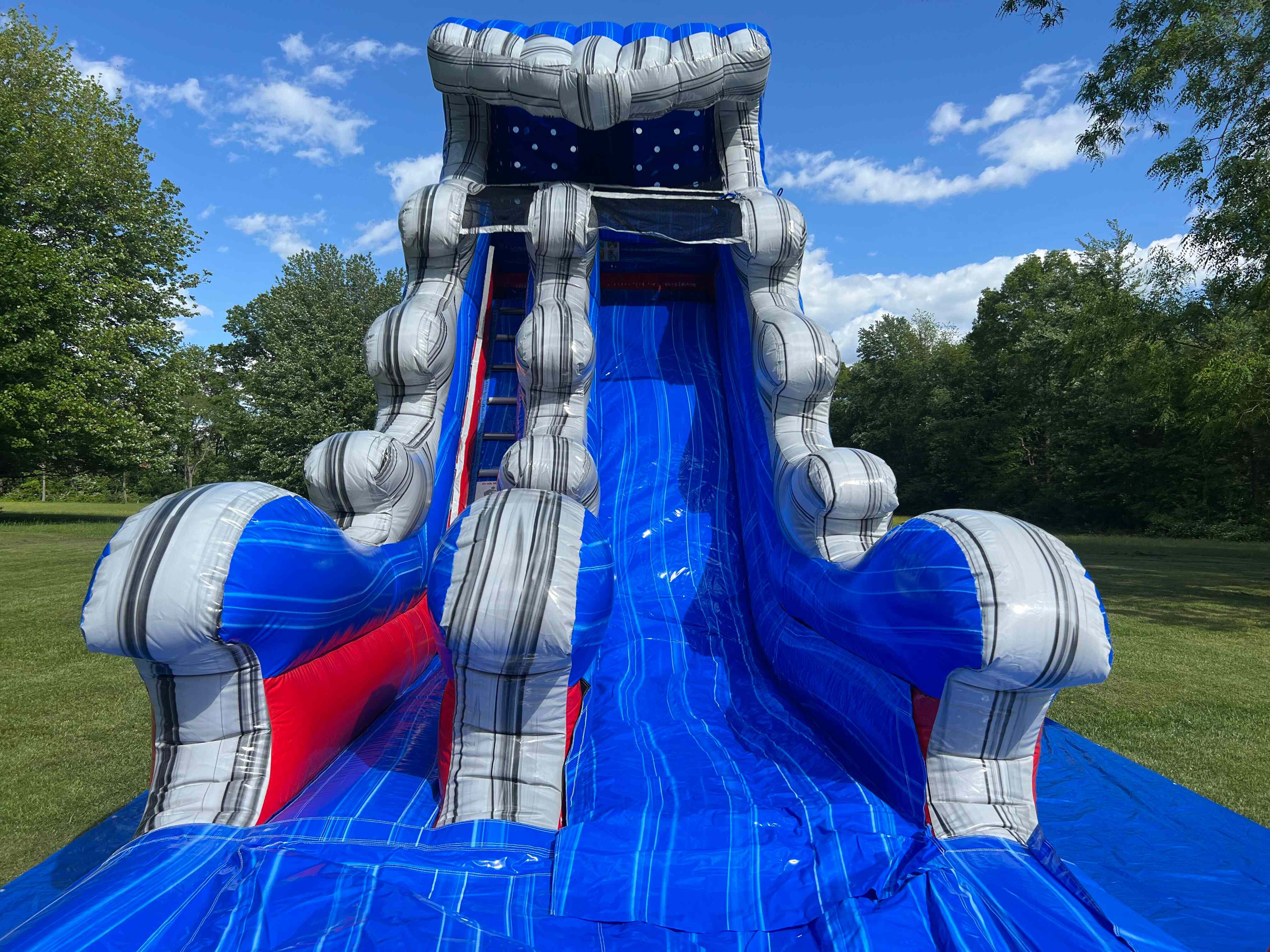 Raging Rapids water slide front view