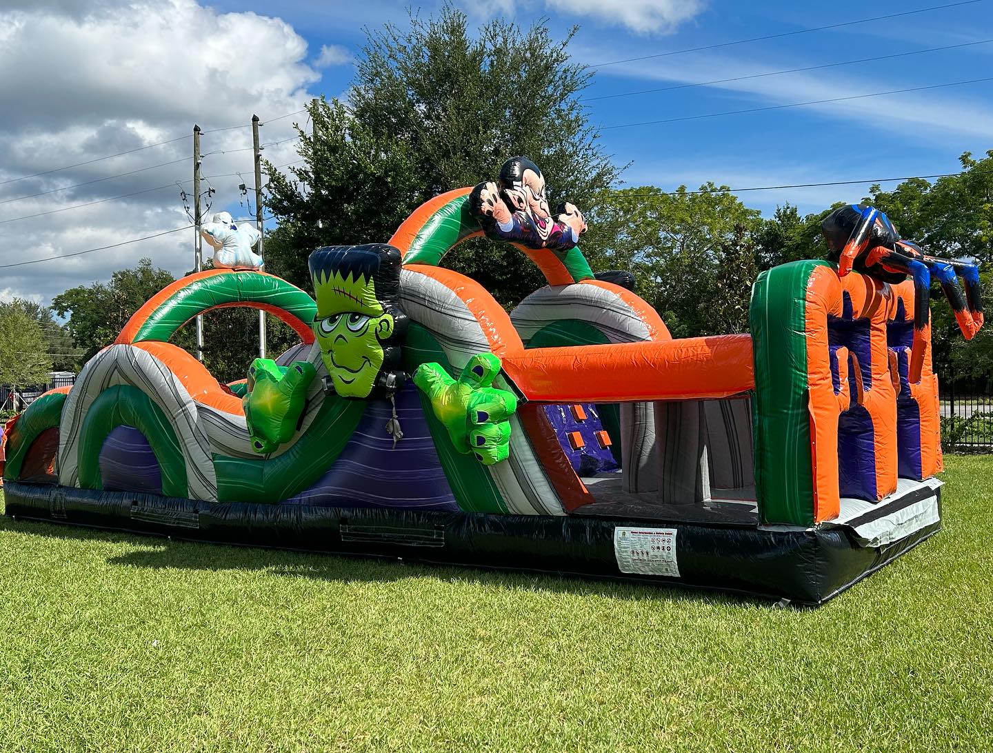 Monster Mash Obstacle Course angle view