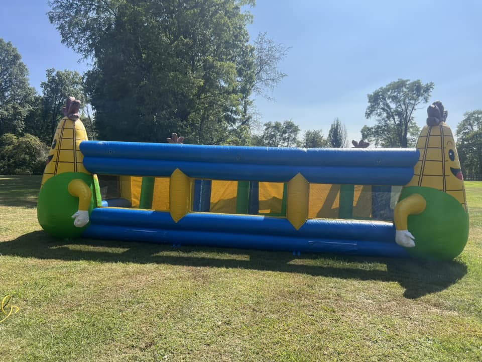 Giant Inflatable Corn Maze exit