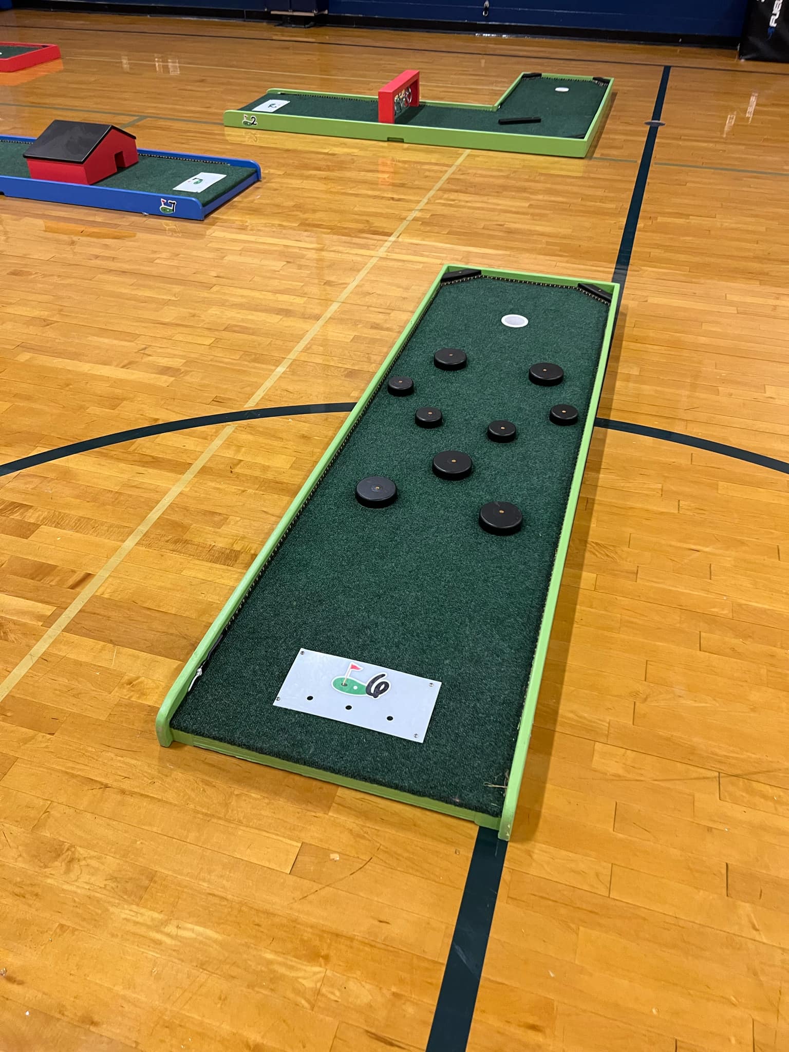 School carnival mini golf Cincinnati