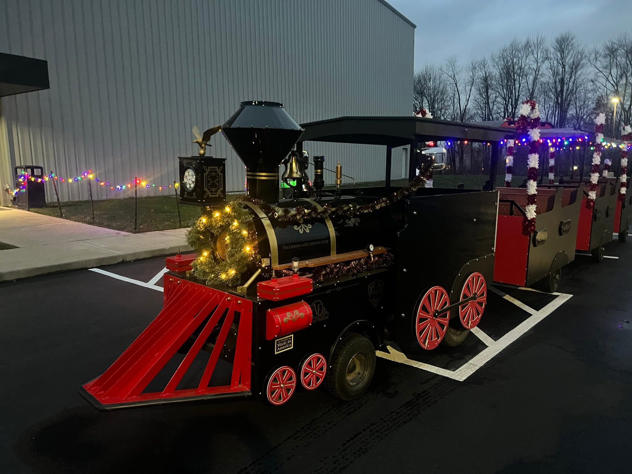 Trackless Train with Conductor