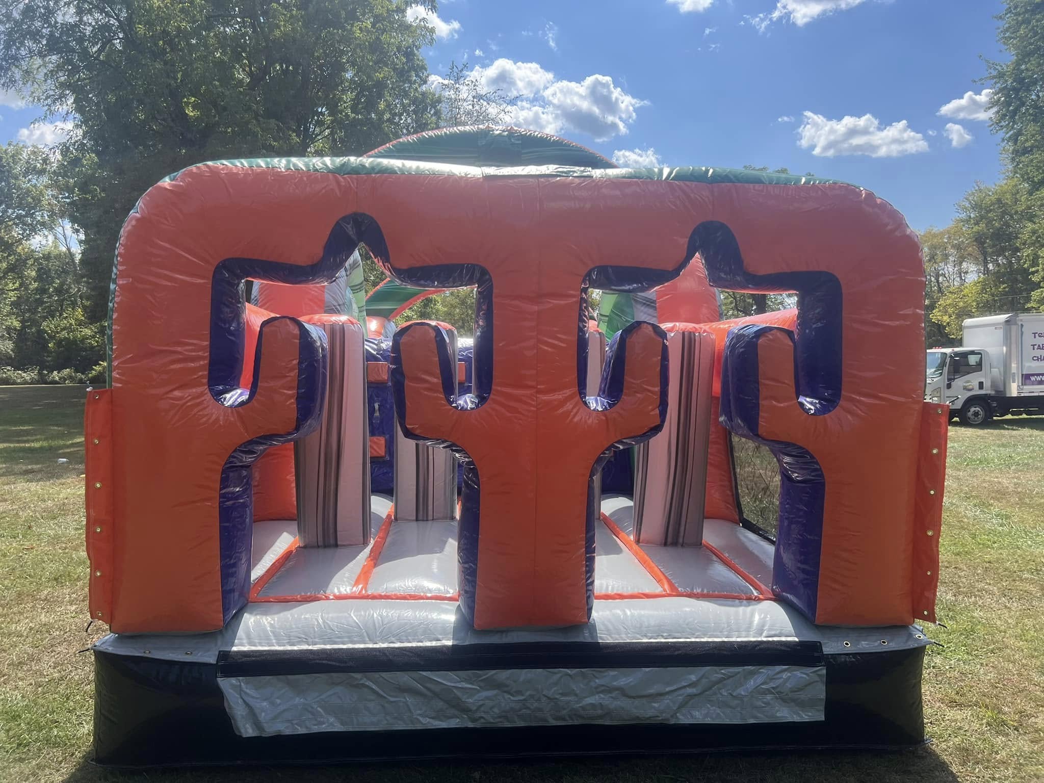 40' Mega Mania Obstacle Course entrance