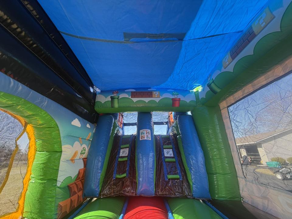 Super Mario World Combo climb and slide