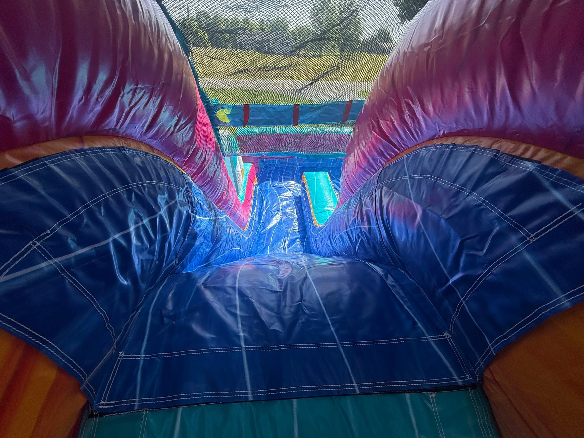 Beach Bash obstacle course slide section