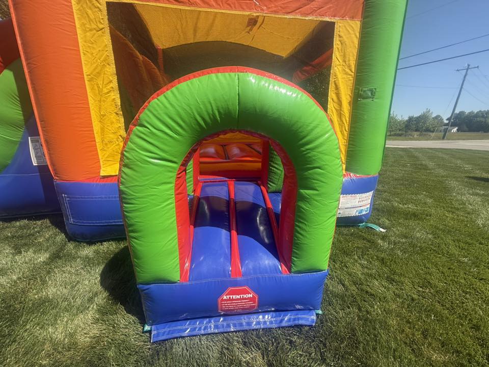 Classic Castle Combo slide and tower front view