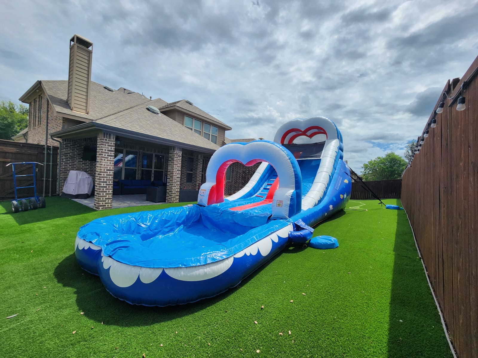 (49) 16 Feet Double Arch Water Slide