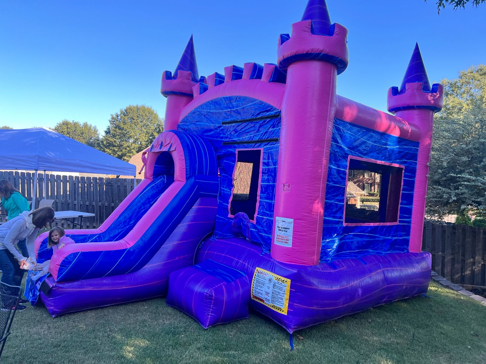 Royal Princess Bouncer with Slide Inflatable rental Memphis